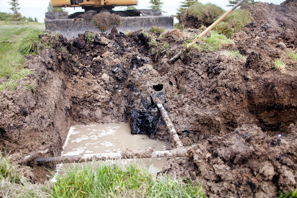 Broken sewer line repair contractor in Winnetka Illinois